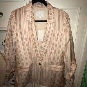 Joie Kishina C Peach Cream One Button Blazer Women’s Size 8